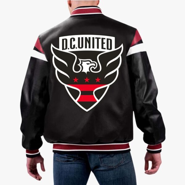 MLS DC United Varsity Leather Jacket