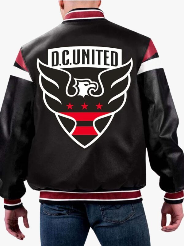 MLS DC United Varsity Leather Jacket