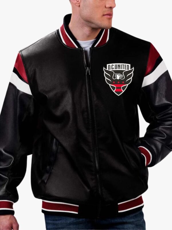 MLS DC United Varsity Leather Jacket