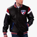 MLS Dallas FC Varsity Leather Jacket