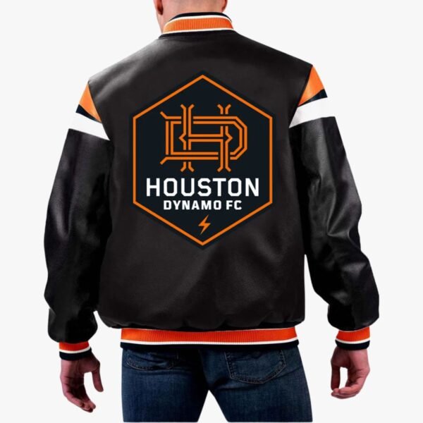 MLS Houston Dynamo FC Varsity Leather Jacket