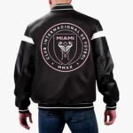 MLS Inter Miami CF Varsity Leather Jacket