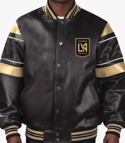 MLS Los Angeles FC front Leather Jacket
