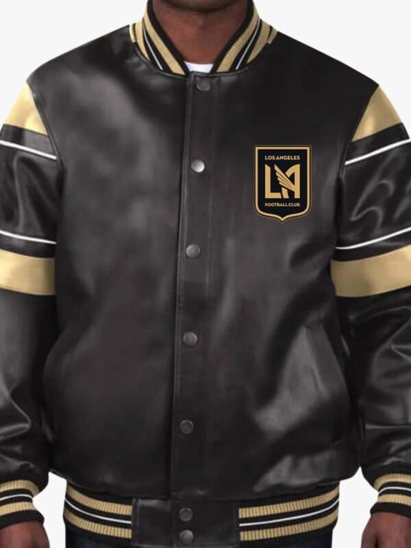 MLS Los Angeles FC front Leather Jacket