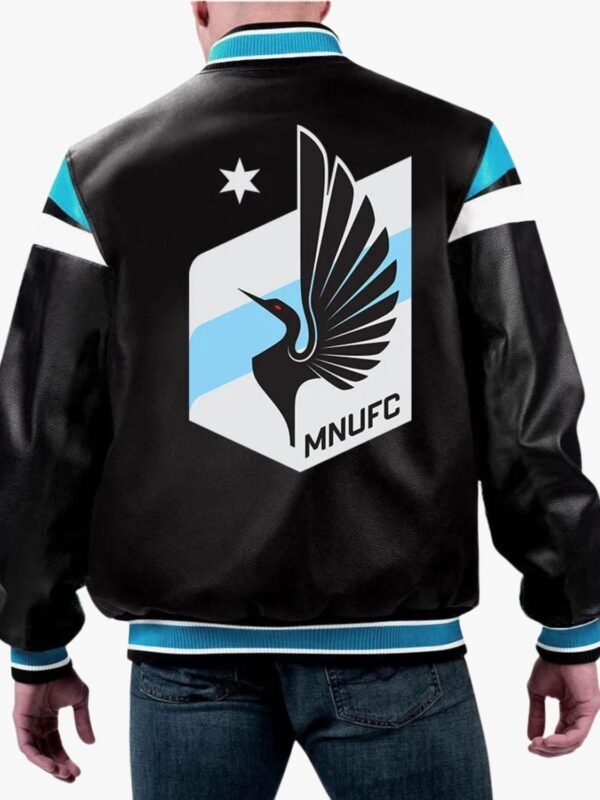 MLS Minnesota United FC Varsity Leather Jacket