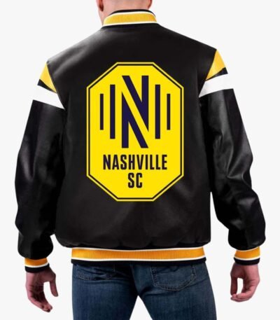 MLS Nashville SC Varsity Leather Jacket