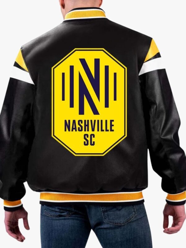 MLS Nashville SC Varsity Leather Jacket