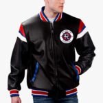 MLS New England Revolution Varsity Leather Jacket