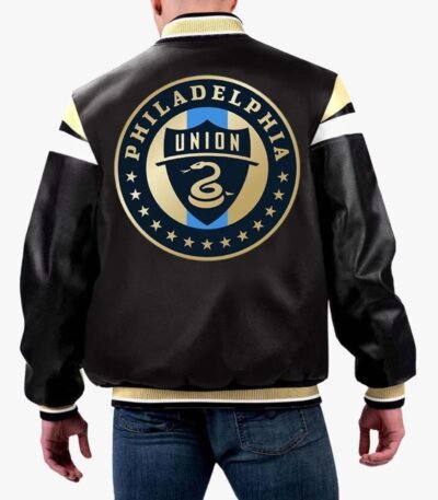 MLS Philadelphia Union Varsity Leather Jacket