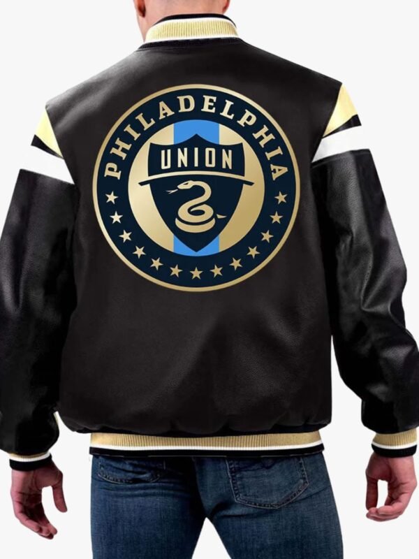 MLS Philadelphia Union Varsity Leather Jacket