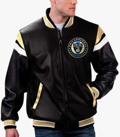 MLS Philadelphia Union Varsity Leather Jacket