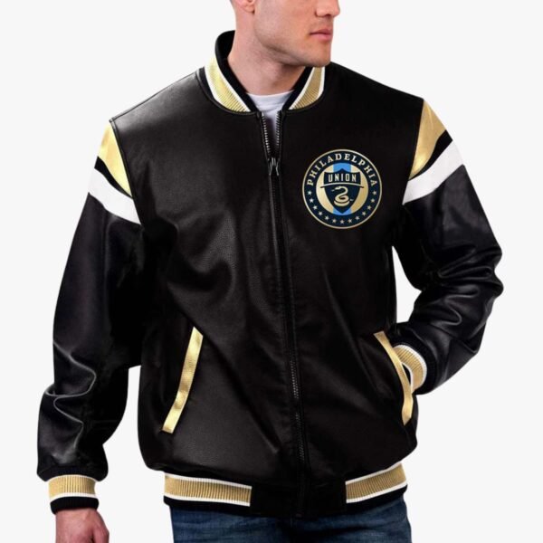 MLS Philadelphia Union Varsity Leather Jacket