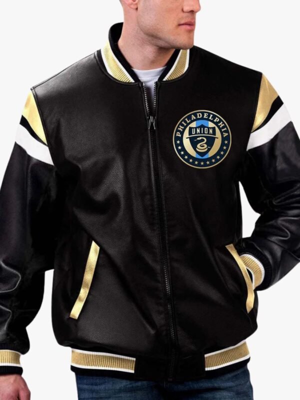 MLS Philadelphia Union Varsity Leather Jacket