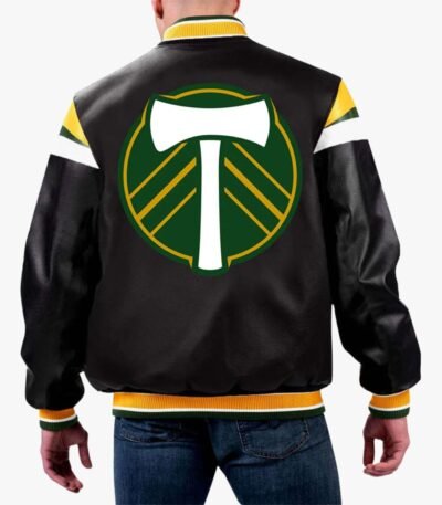 MLS Portland Timbers Varsity Leather Jacket