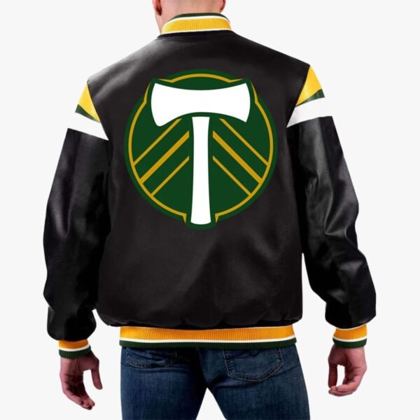 MLS Portland Timbers Varsity Leather Jacket