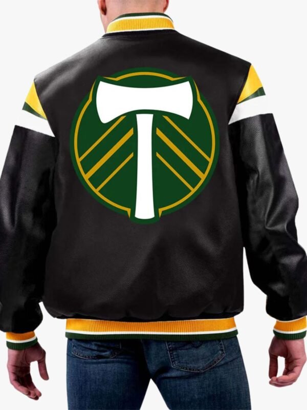 MLS Portland Timbers Varsity Leather Jacket
