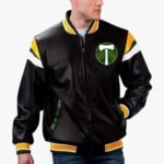MLS Portland Timbers Varsity Leather Jacket