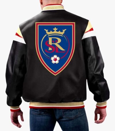 MLS Real Salt Lake Varsity Leather Jacket