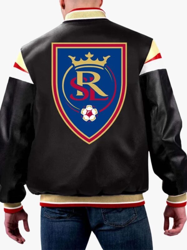 MLS Real Salt Lake Varsity Leather Jacket