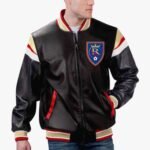 MLS Real Salt Lake Varsity Leather Jacket