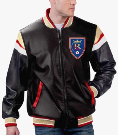 MLS Real Salt Lake Varsity Leather Jacket
