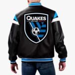 MLS San Jose Earthquakes Varsity Leather Jacket