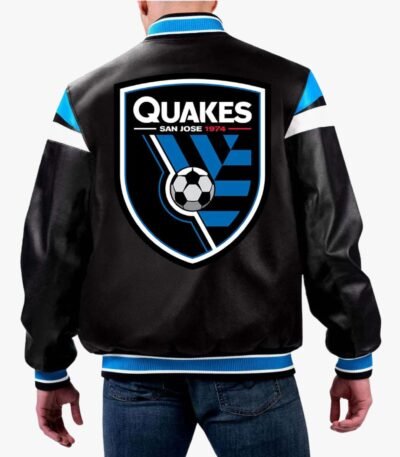 MLS San Jose Earthquakes Varsity Leather Jacket