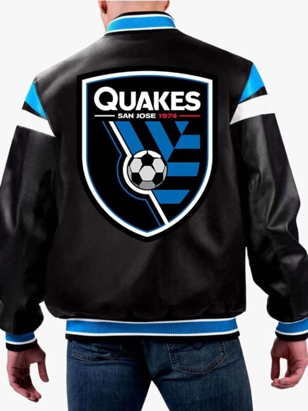 MLS San Jose Earthquakes Varsity Leather Jacket