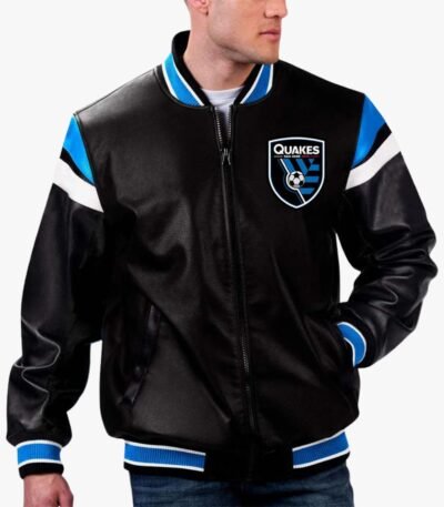 MLS San Jose Earthquakes Varsity Leather Jacket