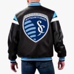 MLS Sporting Kansas City Varsity Leather Jacket