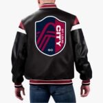 MLS St Louis City SC Varsity Leather Jacket