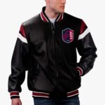 MLS St Louis City SC Varsity Leather Jacket