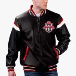 MLS Toronto FC Varsity Leather Jacket
