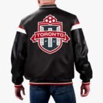 MLS Toronto FC Varsity Leather Jacket