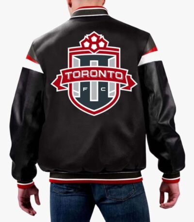 MLS Toronto FC Varsity Leather Jacket