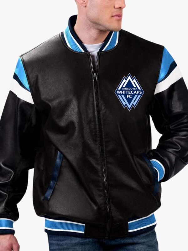 MLS Vancouver Whitecaps Varsity Leather Jacket