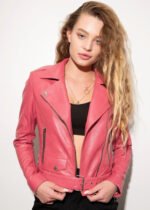 Margot Robbie Barbie Pink Leather Jacket