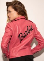 Margot Robbie Barbie Pink Leather Jacket