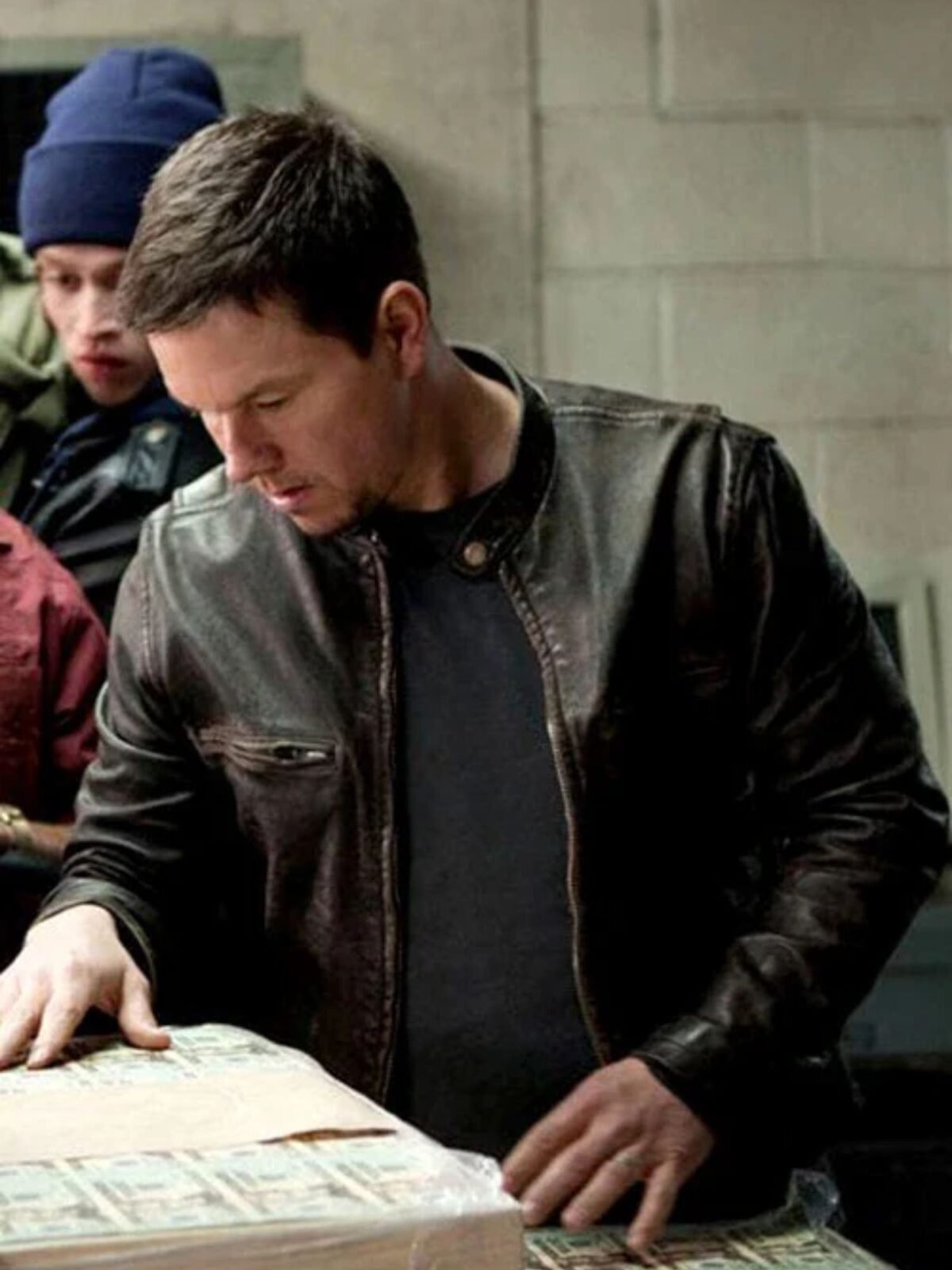 Mark Wahlberg Contraband Leather Jacket