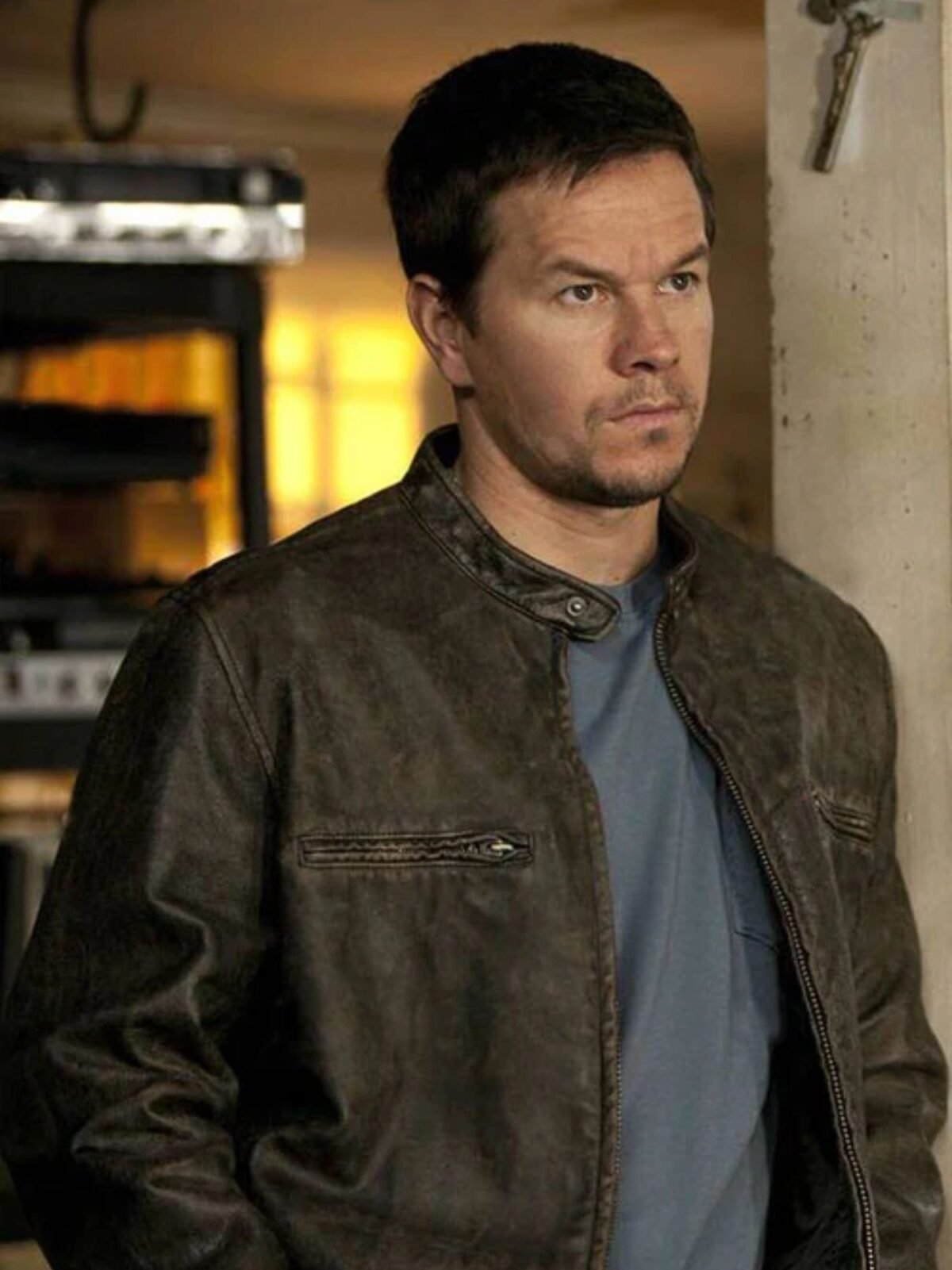 Mark Wahlberg Contraband Leather Jacket