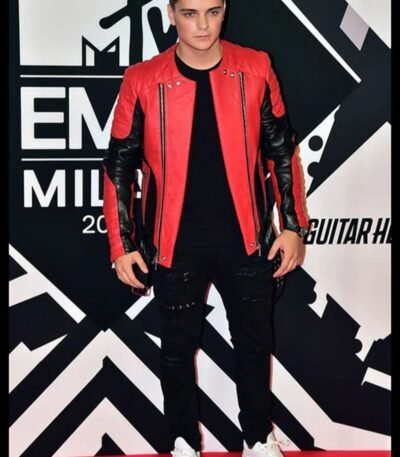 Martin Garrix Mtv European Music Awards Leather Jacket