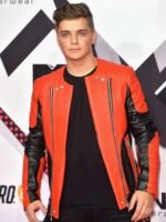 Martin Garrix Mtv European Music Awards Leather Jacket