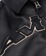 Men And Women Black Cropped Legend Leather Jacket