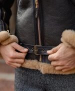 Men B3 Aviator Jacket Shearling Leather Jacket