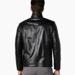 Men Bernie Classic Black Leather Jacket