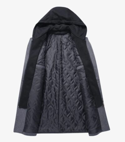 Men Casual Warm Winter Wool Coat