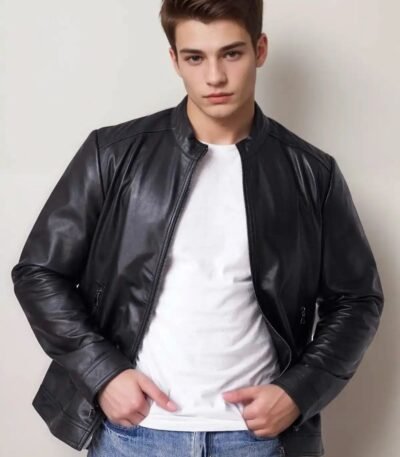 Men Club Night Classic Leather Jacket