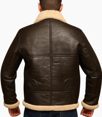 Mens Aviator B3 Bomber Sheepskin Jacket