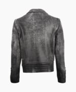Men's Biker Crackle Stylish Leather Jacket