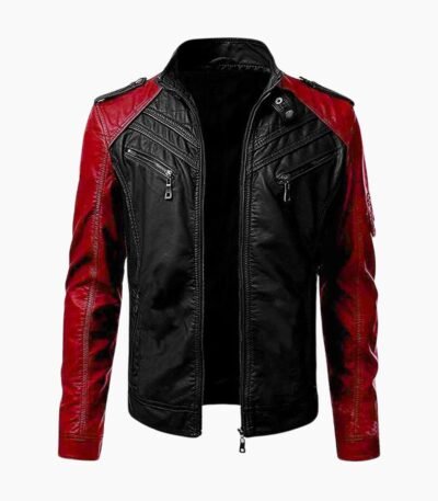 Men's Black Leather Jacket